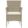 vidaXL 3-tlg. Garten-Essgruppe Poly Rattan Beige