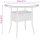 vidaXL 3-tlg. Garten-Bistro-Set Poly Rattan Grau
