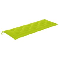 vidaXL 3-Sitzer-Gartenbank mit Auflage 150 cm Grau Eukalyptusholz