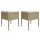 vidaXL 5-tlg. Garten-Essgruppe Beige