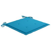 vidaXL Gartenstühle mit Kissen 6 Stk. Massivholz Akazie