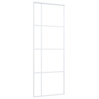 vidaXL Schiebetür ESG-Glas und Aluminium 76x205 cm...