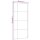 vidaXL Schiebetür ESG-Glas und Aluminium 90x205 cm Weiß