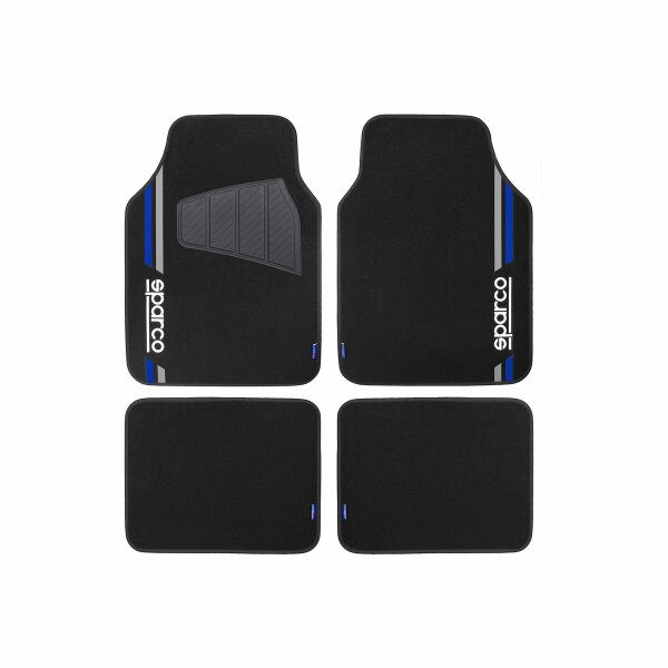 Auto-Fu&szlig;matten-Set Sparco SPCF508BL Blau Universal