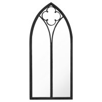 vidaXL Spiegel Schwarz 100x45 cm Eisen für den...