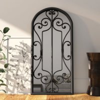 vidaXL Spiegel Schwarz 100x45 cm Eisen für den...