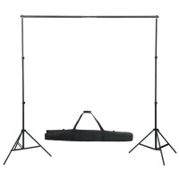 vidaXL Fotostudio-Set mit Beleuchtung, Hintergrund und...