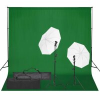 vidaXL Fotostudio-Set mit Beleuchtung und Hintergrund