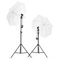 vidaXL Fotostudio-Set mit Beleuchtung, Hintergrund und...