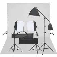 vidaXL Fotostudio-Set mit Beleuchtung und Hintergrund