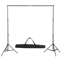 vidaXL Fotostudio-Set mit Beleuchtung, Hintergrund und Reflektor