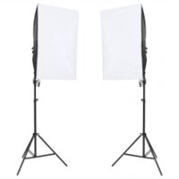 vidaXL Fotostudio-Set mit Beleuchtung und Hintergrund