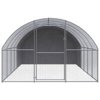 vidaXL Outdoor-Hühnerstall 3x6x2 m Verzinkter Stahl