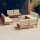 vidaXL 8-tlg. Garten-Lounge-Set mit Creme Kissen Kiefernholz