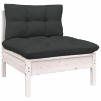 vidaXL 9-tlg. Garten-Lounge-Set mit Anthrazit Kissen Kiefernholz