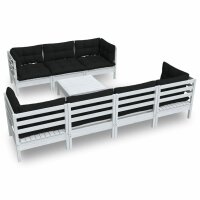 vidaXL 8-tlg. Garten-Lounge-Set mit Kissen Kiefer Massivholz