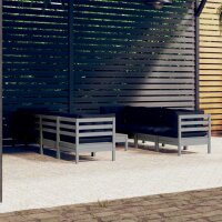 vidaXL 9-tlg. Garten-Lounge-Set mit Kissen Kiefer Massivholz