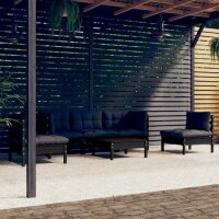 vidaXL 6-tlg. Garten-Lounge-Set mit Kissen Massivholz Kiefer