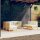 vidaXL 6-tlg. Garten-Lounge-Set mit Creme Kissen Massivholz Kiefer