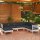 vidaXL 7-tlg. Garten-Lounge-Set mit Kissen Wei&szlig; Kiefer Massivholz