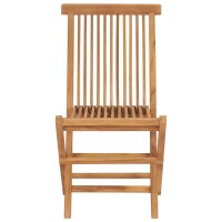 vidaXL Klappbare Gartenst&uuml;hle 6 Stk. Massivholz Teak