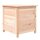 vidaXL Outdoor-Kissenbox 50x50x56 cm Massivholz Tanne