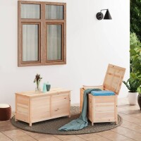 vidaXL Outdoor-Kissenbox 100x50x56 cm Massivholz Tanne