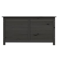 vidaXL Outdoor-Kissenbox Anthrazit 100x50x56 cm Massivholz Tanne