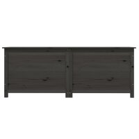 vidaXL Outdoor-Kissenbox Anthrazit 150x50x56 cm Massivholz Tanne