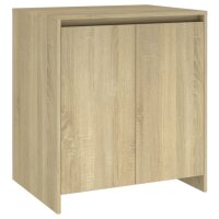 vidaXL 3-tlg. Sideboard Sonoma-Eiche Holzwerkstoff