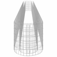 vidaXL Gabionen-Hochbeet Verzinktes Eisen 540x50x50 cm