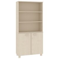 vidaXL Highboard HAMAR Massivholz Kiefer Honigbraun