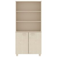 vidaXL Highboard HAMAR Massivholz Kiefer Honigbraun