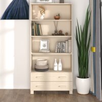 vidaXL Highboard HAMAR Massivholz Kiefer Honigbraun