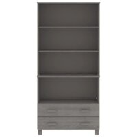 vidaXL Highboard HAMAR Massivholz Kiefer Hellgrau