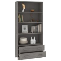 vidaXL Highboard HAMAR Massivholz Kiefer Hellgrau