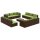 vidaXL 13-tlg. Garten-Lounge-Set mit Kissen Poly Rattan Braun