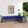 vidaXL 6-tlg. Garten-Lounge-Set mit Kissen Poly Rattan Grau