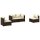 vidaXL 4-tlg. Garten-Lounge-Set mit Kissen Poly Rattan Braun