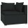 vidaXL 8-tlg. Garten-Lounge-Set mit Kissen Poly Rattan Schwarz