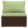 vidaXL 6-tlg. Garten-Lounge-Set mit Kissen Poly Rattan Braun