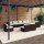 vidaXL 10-tlg. Garten-Lounge-Set mit Kissen Poly Rattan Braun