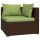 vidaXL 8-tlg. Garten-Lounge-Set mit Kissen Poly Rattan Braun