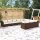 vidaXL 10-tlg. Garten-Lounge-Set mit Kissen Poly Rattan Braun