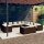 vidaXL 13-tlg. Garten-Lounge-Set mit Kissen Braun Poly Rattan