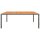 vidaXL Gartentisch 200x150x75 cm Akazienholz und Poly Rattan Grau