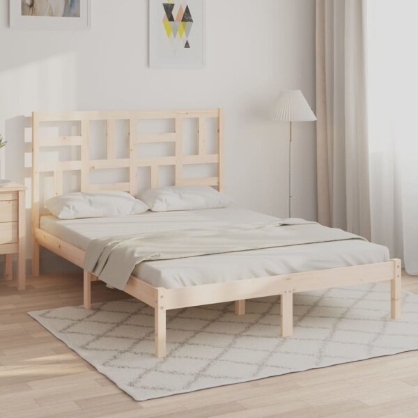 vidaXL Massivholzbett 150x200 cm 5FT King Size