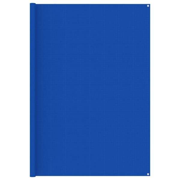 vidaXL Zeltteppich 250x600 cm Blau HDPE