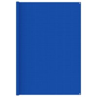 vidaXL Zeltteppich 250x600 cm Blau HDPE