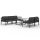 vidaXL 6-tlg. Garten-Lounge-Set mit Kissen Aluminium Anthrazit